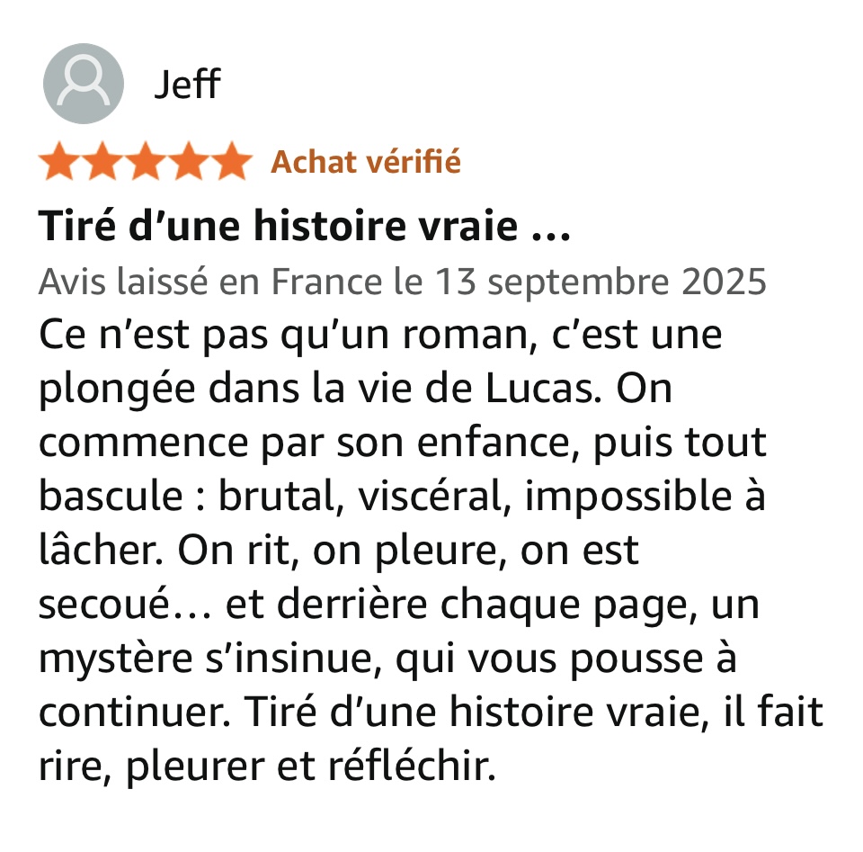 Appréciation d’un lecteur de LUCAS