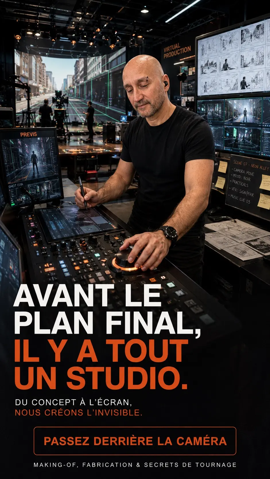 Laurent Kurzmann aux commandes du studio LKS